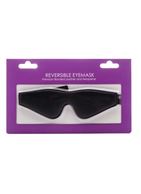 Чёрно-фиолетовая двусторонняя маска на глаза Reversible Eyemask