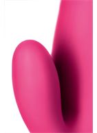 Ярко-розовый вибратор Satisfyer - Mr. Rabbit с клиторальным отростком (22,1 см)