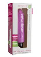 Розовый вибратор Realistic Skin Vibrator Regular - 18,3 см.