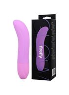Фиолетовый вибромассажер для стимуляции G-spot - 13 см.