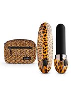 Леопардовый вибратор помада Asha Lipstick Vibrator (10 см)