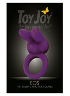 Фиолетовое эрекционное кольцо EOS THE RABBIT C-RING