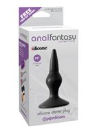 Анальный стимулятор Anal Fantasy Collection Silicone Starter Plug - 10,2 см.