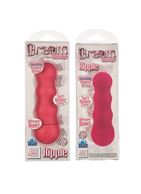 Розовый вибромассажёр Dream Massagers Ripple Vibes - 11 см.