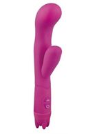 Лиловый вибростимулятор 10 Function Vibe-The Big G (20 см)