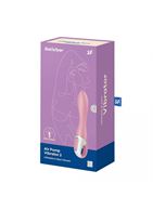 Розовый вибромассажер с функцией расширения Air Pump Vibrator 2 (20,9 см)