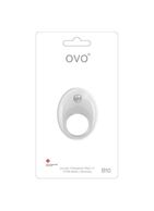 Эрекционное кольцо белое OVO B10