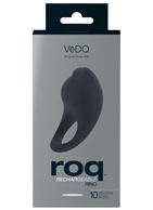 Чёрное виброкольцо VeDO Roq