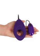Фиолетовое виброкольцо Couples Cushion