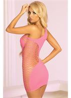 Изысканное платье наполовину из сетки DIVIDE and CONQUER HALF NET DRESS