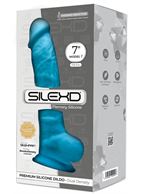 Голубой фаллоимитатор 7" Model 1 Premium Silicone Dildo (17,6 см)