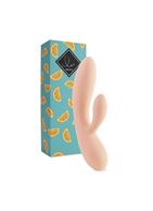 Бежевый вибратор кролик Lea Rabbit Vibrator (20,2 см)