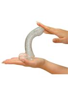 Прозрачный фаллоимитатор Lazy Buttcock (17 см)