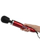 Красный вибратор Doxy Die Cast Wand Massager - 34 см.