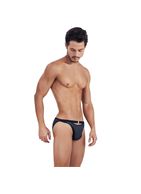 Черные мужские трусы-брифы с декоративным пояском Misty Brief