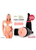 Мастурбатор-вагина Private Lexi Lowe Vagina в тубе с хвостиком для массажа простаты