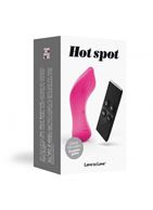 Ярко-розовый вибратор в трусики Hot Spot