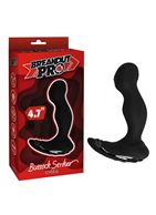 Черный стимулятор простаты Buttock Striker с вибрацией (15,2 см)