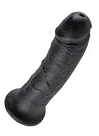 Чёрный фаллоимитатор 8" King Cock (20,3 см)