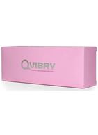 Розовый клиторальный вибромассажёр Qvibry