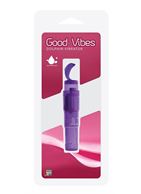 Фиолетовый клиторальный стимулятор-ракета с дельфином GOOD VIBES DOLPHIN VIBRATOR