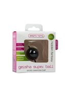 Чёрный вагинальный шарик Geisha Super Ball