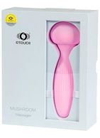 Розовый вибромассажёр-гриб Mushroom - 16 см.