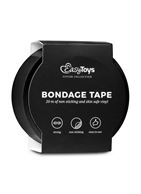 Черная лента для бондажа Bondage Tape (20 м)