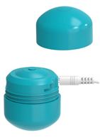 Бирюзовый клиторальный стимулятор Cute Bullet