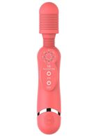 Розовый универсальный массажер Silicone Massage Wand (20 см)