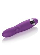 Фиолетовый вибромассажер Amp it Up! 7-Function Silicone Massager - 14 см.