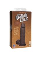 Темнокожий фаллоимитатор The Realistic Cock ULTRASKYN (20,57см)