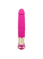 Ярко-розовый вибратор ECSTASY Deluxe Rowdy Dong (21,5 см)