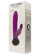 Фиолетовый вибростимулятор Mini Bonnie (19,7 см)