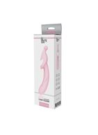 Розовый вибромассажер 2-WAY PLEASER (21 см)