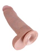 Телесный фаллоимитатор 12" Cock With Balls на присоске (30,5 см)