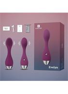 Фиолетовый вибратор G-Spot Evelyn (15,1 см)