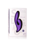 Двойной фиолетовый вибратор Silhouette S15 - 20 см.