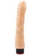 Телесный вибратор 9 Vibrating Dildo NO.2 (22 см)