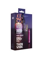 Фиолетовый мини-вибратор GC Thin Vibe (8,7 см)