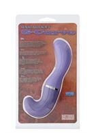 Фиолетовый вибромассажер стимулятор SENSUALLY SOFT G-CURVE (15,5 см)