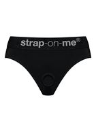 Черные трусики для насадок Heroine Lingerie Harness - размер M