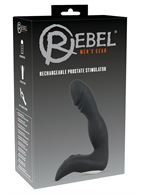 Черный перезаряжаемый вибростимулятор простаты Rechargeable Prostate Stimulator
