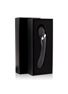 Черный двухсторонний вибромассажер Vibes Wand Vibrator - 22,5 см.