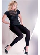 Черные леггинсы из микрофибры Microfibre Leggings Plus Size 100 den