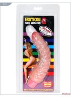 Гнущийся вибратор EROTICON - FLEXI VIBRATOR со спиралевидным рельефом (19,8 см)