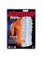 Открытая насадка на член Adam Male Toys The Tug CyberSkin Stroker