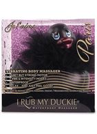 Черный вибратор-уточка I Rub My Duckie 2.0 Paris