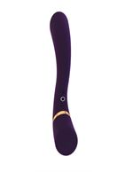 Фиолетовый вибратор Cleo - 27 см.