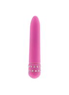 Розовый вибратор DIAMOND PINK SUPERBE VIBE (15 см)